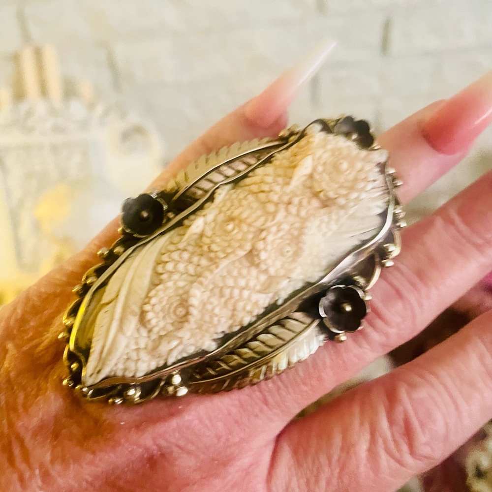 Adjustable statement ring - Picture 7 of 10